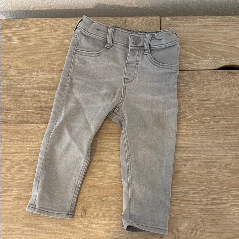 Gray Kids Jeans SIZE 9-12 MONTHS